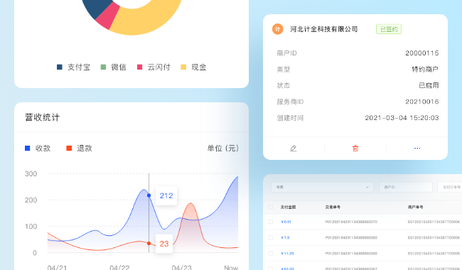 Jeepay 商户系统界面截图